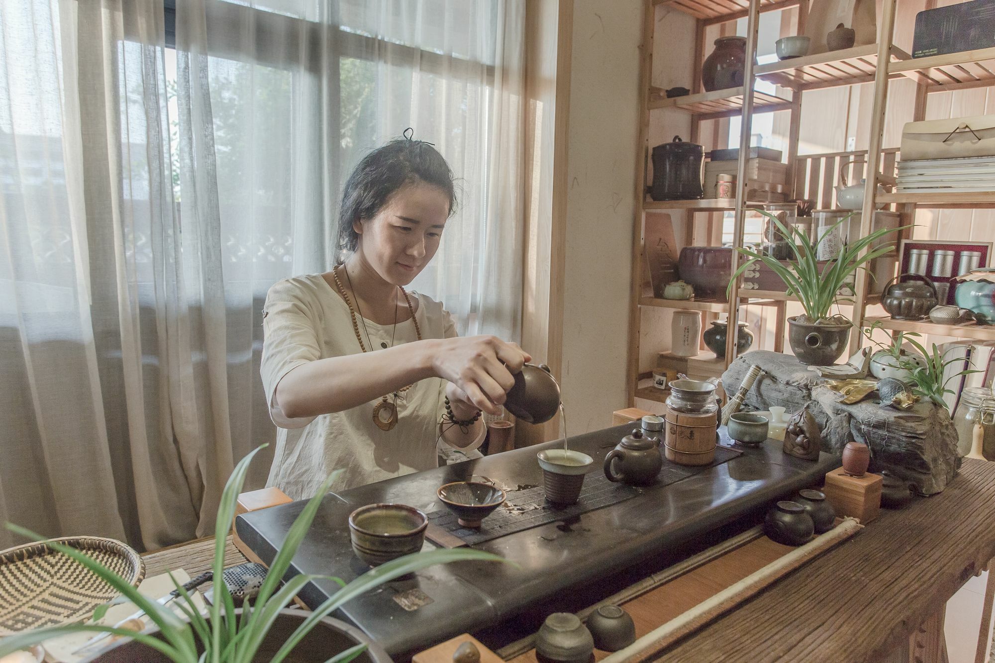 Zen Tea House Seven Stars Park Panzió Kujlin Kültér fotó